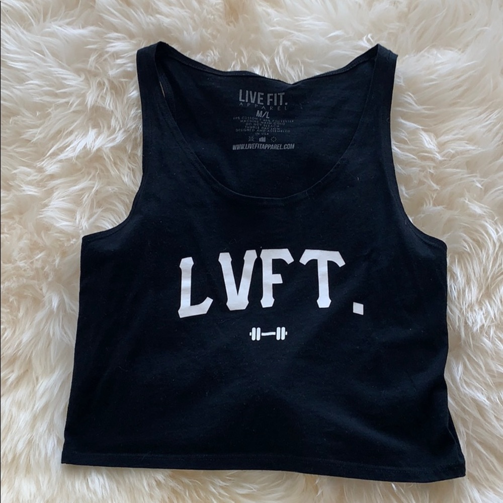 LIVE FIT apparel crop tank